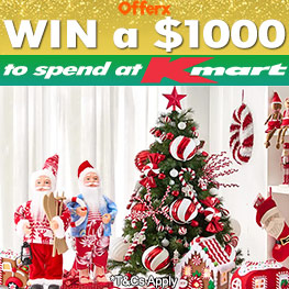 Win $1000 to spend at Kmart this Christmas