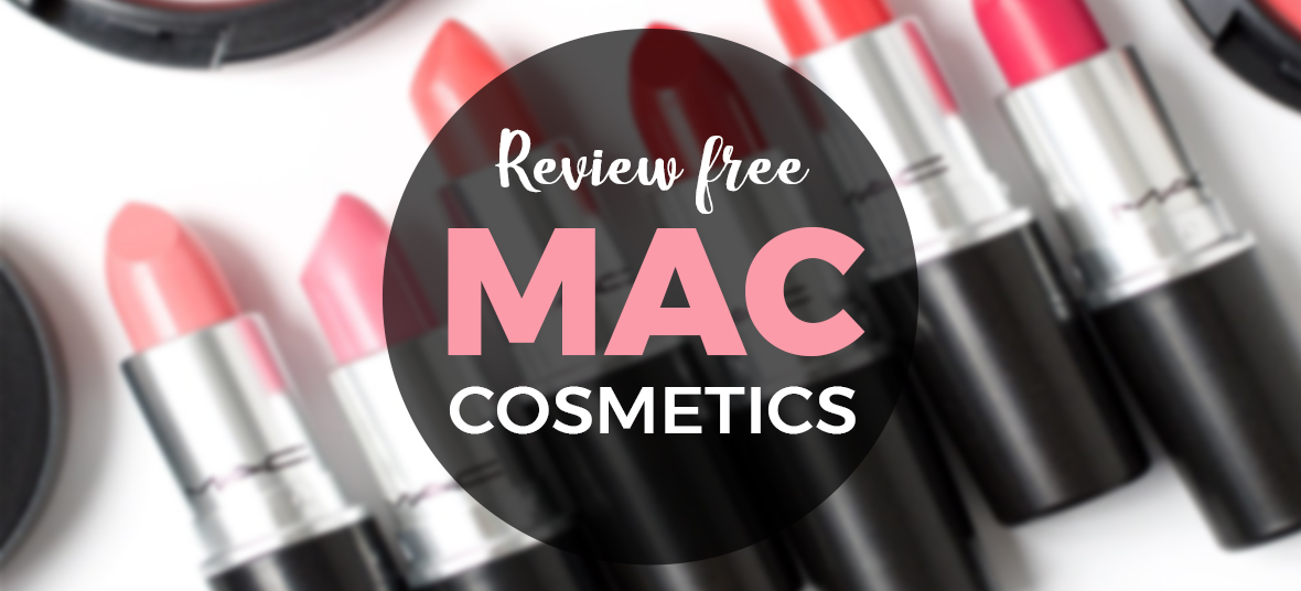 Review a goody bag of MAC cosmetics