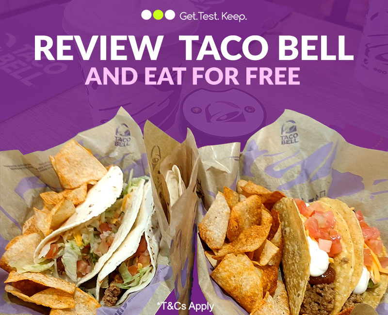 Review Taco Bell and Eat for Free